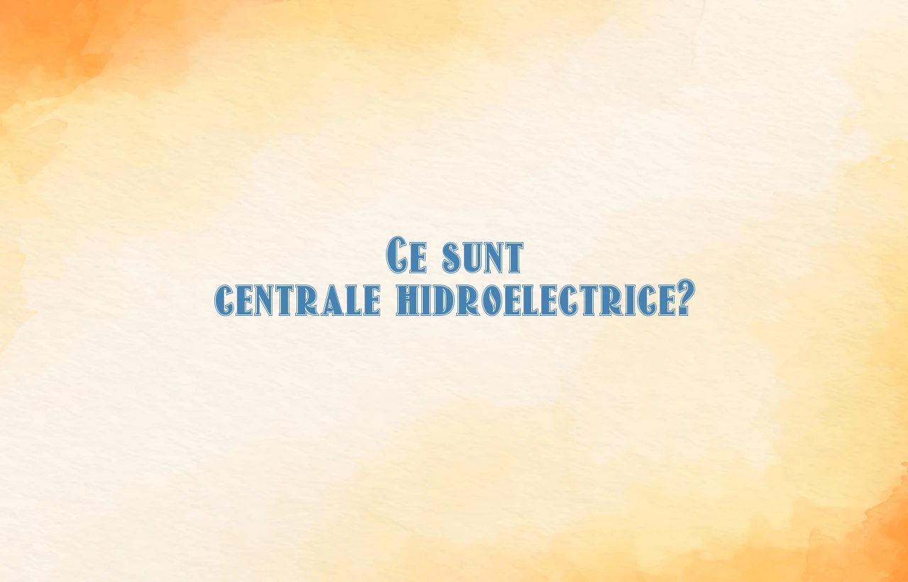 centrale hidroelectrice